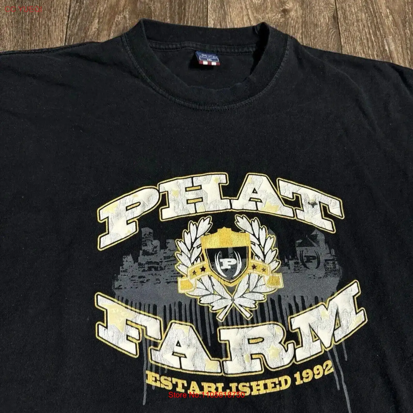 Urban Farming Usa - เสื้อยืดวินเทจ Y2K Phat Farm ฮิปฮอป สไตล์ยุค