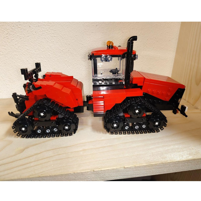 Urban Farming Usa - MOC-260750 ฟาร์มในเมือง รถแทรกเตอร์ไถพรวนดิน โมเดลบล็อกตัวต่อ 793 ชิ้น