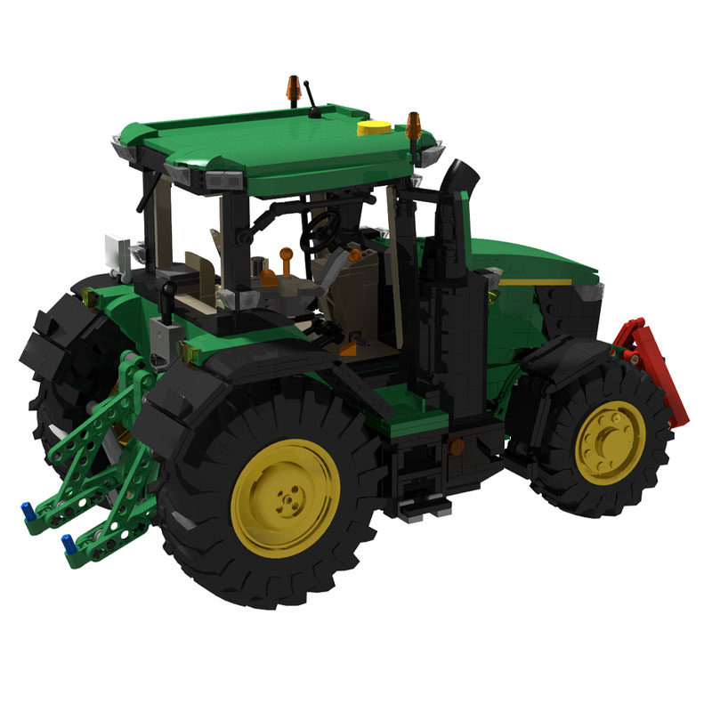 Urban Farming Usa - MOC-231420 ฟาร์มในเมือง รถแทรกเตอร์การเกษตร บล็อกตัวต่อ รุ่น 1984