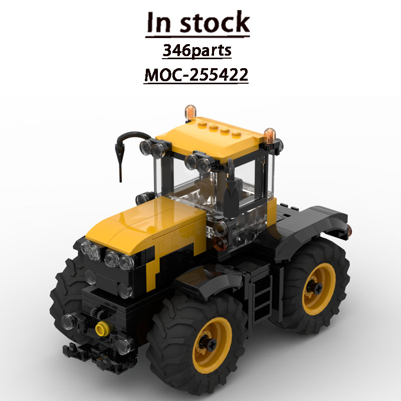Urban Farming Usa - MOC-255422 ฟาร์มในเมืองรถแทรกเตอร์การเกษตรบล็อกตัวต่อรุ่น 346 ชิ้นส่วน MOC เด็กผู้ชายเด็กวันเกิดของขวัญของเล่นคริสต์มาส