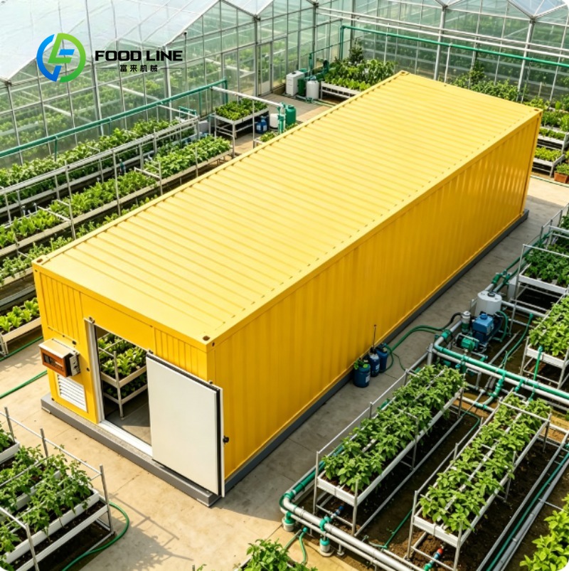 Urban Farming Usa - ระบบปลูกพืชอัตโนมัติแบบโมดูลาร์ในตู้คอนเทนเนอร์ สำหรับการทำฟาร์มแนวตั้งในเมืองและการเกษตรในร่ม