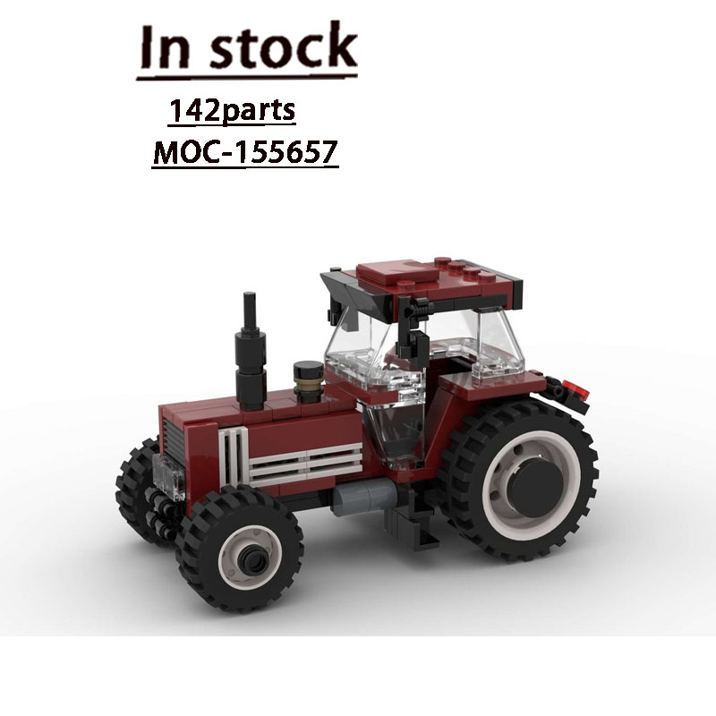 Urban Farming Usa - MOC-155657 ฟาร์มในเมือง รถแทรกเตอร์ย้อนยุค ชุดตัวต่อ 142 ชิ้น