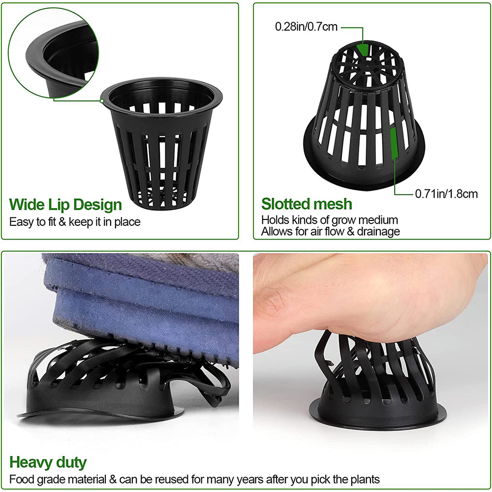2 นิ้ว Garden Nursery Pots พืช - Net Pot 3 Inch บทวิจารณ์และราคา